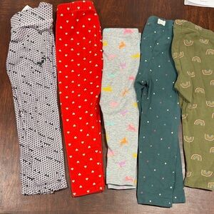 Cat & Jack Kids Bottoms - Black, Red, Green, Teal, Olive